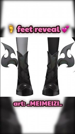 Vtuber feet reveal 🦶💕 #shorts