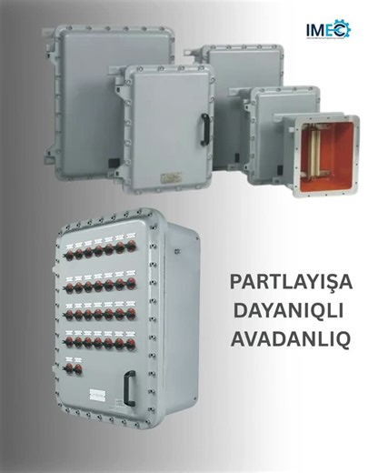 #atex #exproof #partlayışadavamlı #partlayıştəhlükəsizliyi #sənayetəhlükəsizliyi #neftqaz #kimyasənayesi #tozpartlaması #siloavadanlıqları #təhlükəlizonalar #explosionproof #sənayeavadanlıqları… | IMEC Solutions