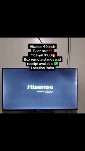 Hisense 40 Inch TV for Sale in Ruiru at KSh 17,000