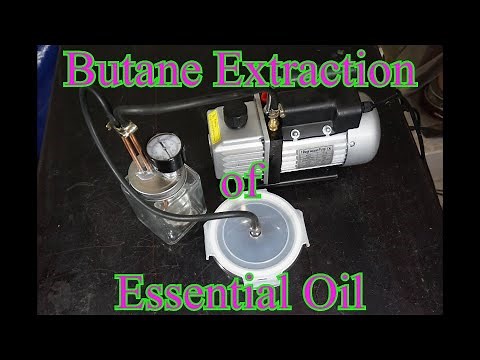Butane Extraction of Essential Oil
