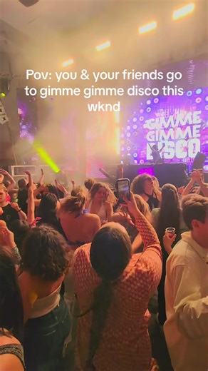 A place where everyone is dancing AND singing. Sign me up. #gimmegimmedisco #discoparty #discodance #abba #mammamia