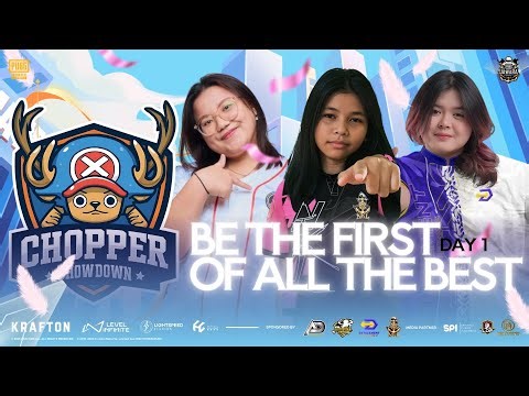 PUBG MOBILE : CHOPPER SHOWDOWN SEASON 1 - GRAND FINAL : DAY 1