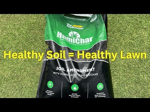 Applying Humichar to Improve Soil in Lawn