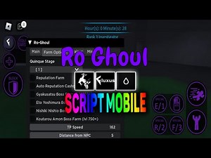 Ro Ghoul script mobile – AutoFarm, AutoTrain - (Arseus X / Hydrogen / Fluxus)
