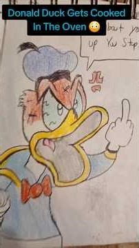 Donald Duck Gets Cooked In The Oven - #tal_on #mickeymouse #donaldduck #goofy #Comics #fyp #funny