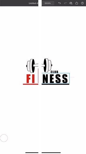 Fitness club logo design in adobe illustrator #shorts #adobeillustrator #logodesign #graphicdesign