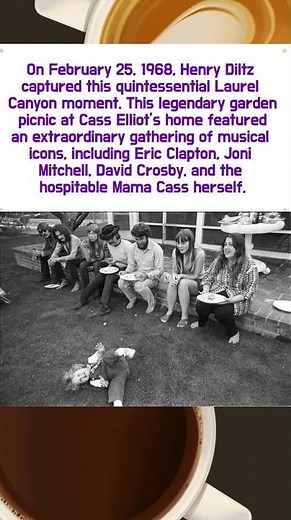 1968 Picnic: Eric Clapton, Joni Mitchell, and David Crosby