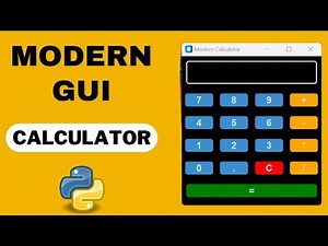 Build a Modern Python GUI Calculator | Step by Step Tutorial