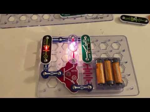 Snap Circuits Bonus Projects: Blinking Lamp