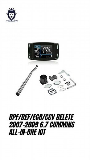 DPF/DEF/EGR/CCV Delete 2007-2009 6.7 Cummins All-in-One Kit #dpfdeletekit#allinonekits