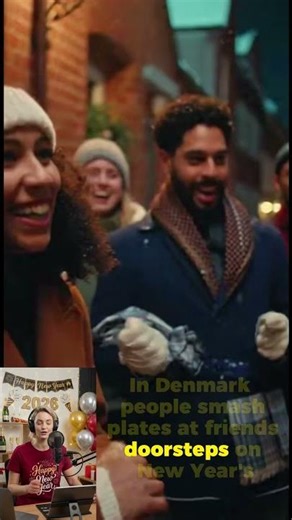 Smashing plates for GOOD LUCK?! 🍽️💥#didyouknow #shorts #newyear #denmarklife #funnystories #facts