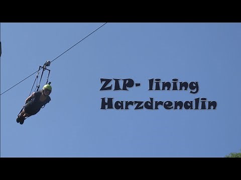 ZIP- Lining im Harz // Flying Fox // Harzdrenalin