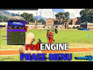 REDENGINE x PHAZE MENU DESTROY THE MAP | #fivemcheat #fivem #redengine