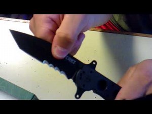 Special Forces Folding Knife M16-14SFG Columbia River Knife Veff Serrated Blade CRKT