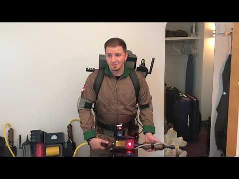 Real Ghostbusters Proton Pack demo