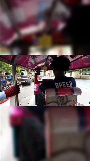 Speed Crashes Tuk Tuk in Thailand⚡💀