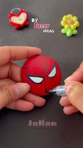 DIY decor ideas ❤️🕸️ #diy #craft #roomdecor #shortvideo