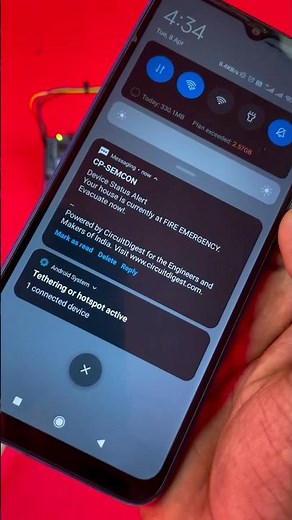 DIY Fire & Smoke Alarm with Arduino 🚨 | Get SMS Alerts Instantly! #Arduino #DIY #CircuitDigest