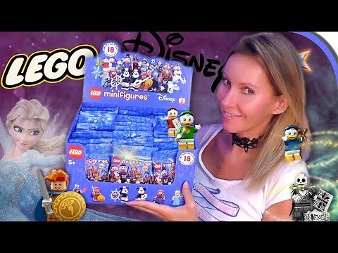 LEGO DISNEY Minifigures 💫 Display Serie 18 Unboxing 👑 Lego FIGUREN auspacken 💥 deutsch