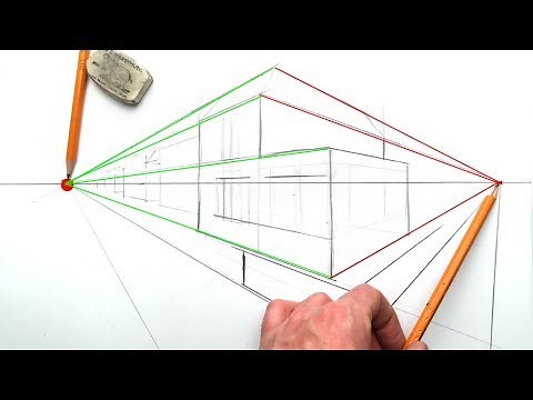 Perspectief tekenen voor beginners #2: tweepuntsperspectief