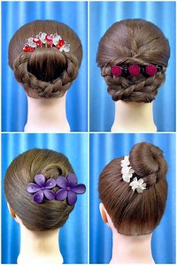 2.7M views · 10K reactions | Learn to Make Bun Hairstyles in Easy Steps | DIY Hacks | Facebook