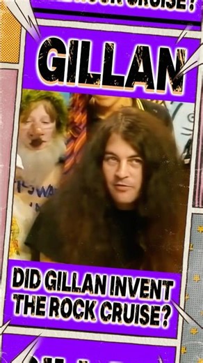 Wait what, did IAN GILLAN just invent the Rock cruise?! #deeppurpleshorts