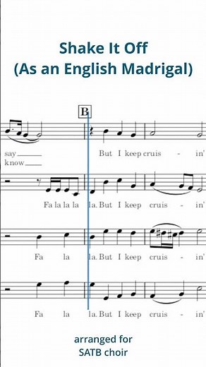 Shake It Off (Taylor Swift) as an English Madrigal #music #choir #acapella