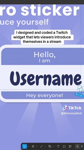 Customizable Twitch Widget for Viewer Introductions