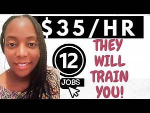 12 New Work from Home Jobs 2024 (Paid Training)