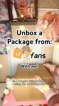 Unbox a Package I bought using ‪@JPfans_Official‬ with me! #JPFans #anime #merch #animemerch #kawaii