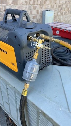 The Ultimate Recovery Setup!! #hvac #howtohvac #refrigerant #hvacrepairs