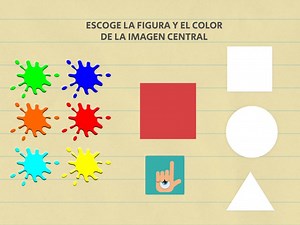 Identificando colores con figuras