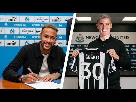 🚨 BREAKING: NEYMAR BACK TO EUROPE! NEWCASTLE'S NEW STRIKER REVEALED! LATEST TRANSFER RUMOURS 2025