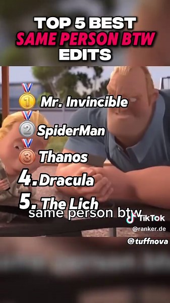 Top 5 Best Edits of the Same Person Trend