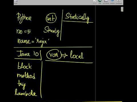 Java in Tamil - Java New Features - var - Reserved Type - Java 10 Features - #javaintamil