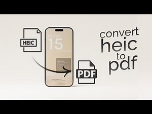 How to Convert HEIC to PDF on iPhone (tutorial)
