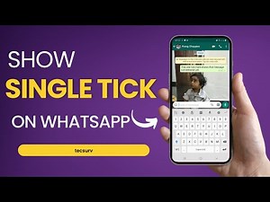 How To Show One Tick On WhatsApp but ONLINE | WhatsApp Single Tick Only | 100% Working Tricks (2024)
