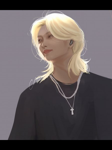 speed paint of Felix from stray kids⁉️ #fyp #foryou #felix #skz #straykids #speedpaint #digitalart