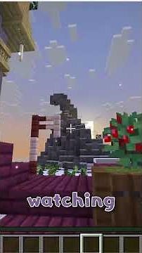 This Grinch Mountain build is actually cozy #minecraft #StreamTheHalls