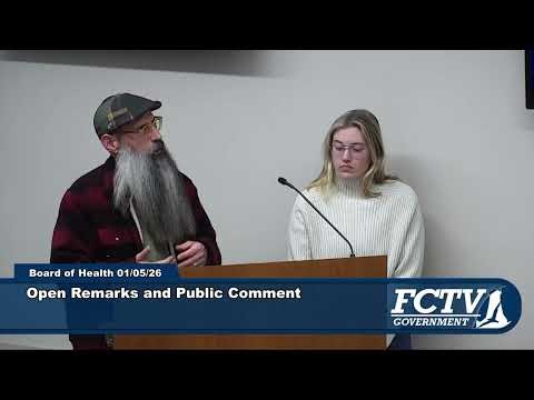 Falmouth Board Of Health January 5, 2026