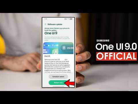 Samsung One UI 9.0 Android 17 - OFFICIAL UPDATE!