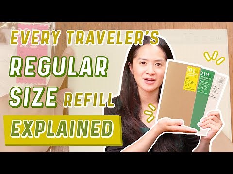 26 Notebook Styles?? Every TRAVELER's Notebook Regular Size Refill Explained