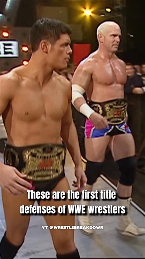 1.3K views · 15 reactions | The first title defenses of WWE wrestlers (Part 3) #wwe #wrestling | WreslteFix | Facebook