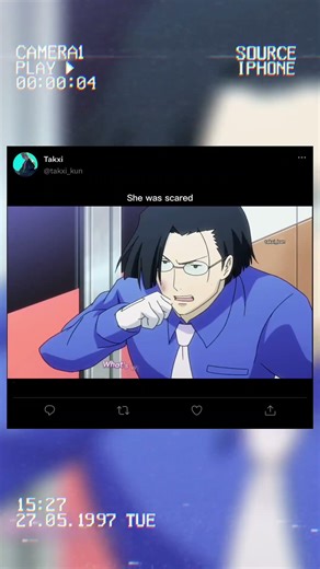 She was scared || #anime #animeedit