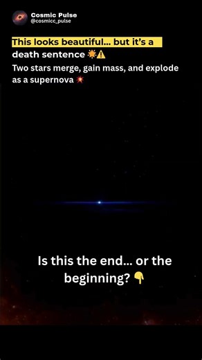 When Two Stars Collide 😳 A Cosmic Explosion That Creates New Worlds 🌟💥 #Supernova #space #ytshorts
