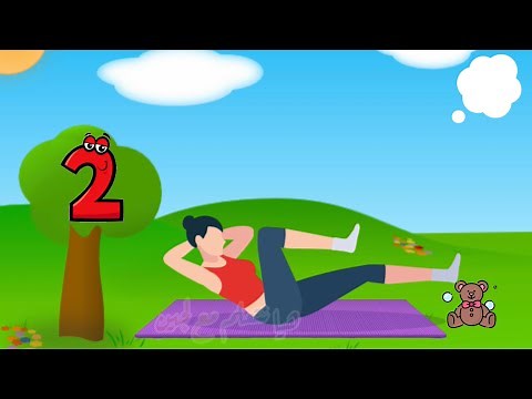 تمارين رياضيه للاطفال مع التدريب علي الاعداد من ١-١٠ والعكس