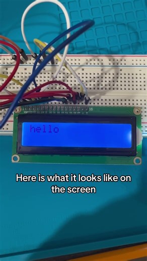 Arduino LCD part 1 #arduino #coding #aspiringengineer #cool #arduinoproject #learning #programming