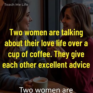 1.7M views · 11K reactions | Two women are talking about their love life over a cup of coffee. They give each other excellent advice | Teach Me Life | Facebook