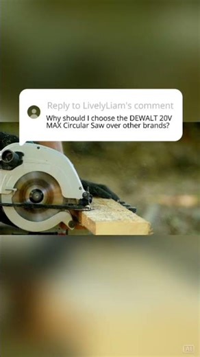 Powerful DeWalt 20V Circular Saw in Action! 🔥 #dewalt #powertools