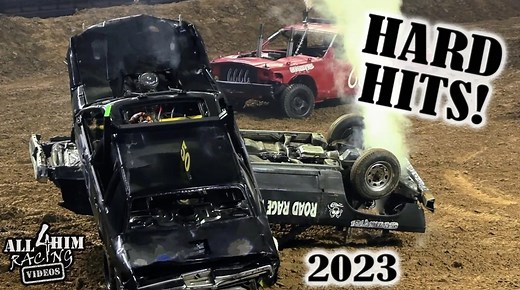 Demolition Derby HARD HITS 2023! Our BEST and HARDEST hits from 2023, and number of highlights! #derby #demolitionderby #demoderby #derbycar #derbylife | All 4 Him Racing Videos